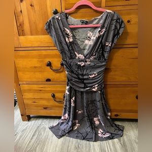 Miss Chievous Butterfly Ruched Dress